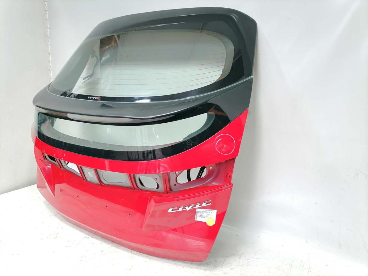 Honda Civic FK2 VIII original Heckklappe mit Scheibe R81 Milano Red Rohbau BJ08